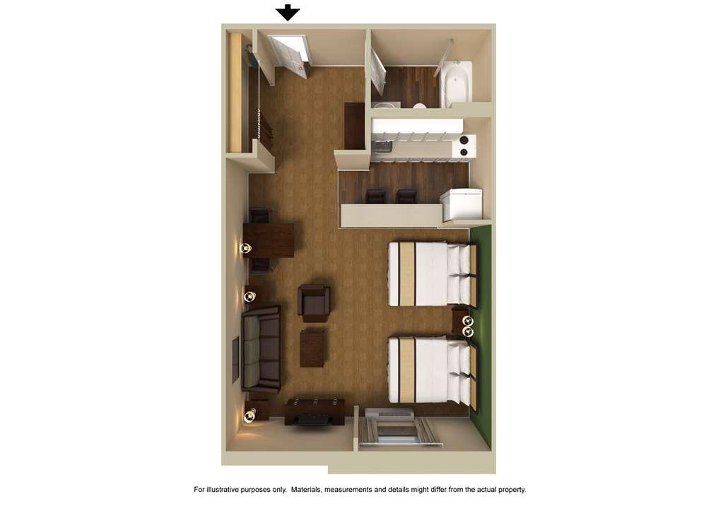 酒店Extended Stay America - 克利夫兰 - 大北商场 北奥姆斯特德 客房 照片